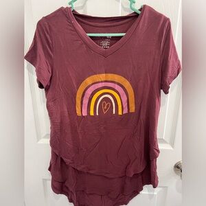 Latched mama rainbow t shirt